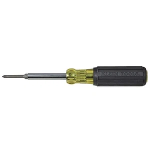Klein Tools 32560 Multi-Bit Screwdriver / Nut Driver, 6-in-1, Extended Reach NEW - Picture 1 of 3