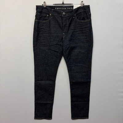 Pantalones de mezclilla ajustados American Eagle Next Level Airflex para hombre talla 36x34 C057-22 nuevos con etiquetas Foto 1 de 4