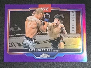 2025 Topps Chrome UFC #190 TATSURO TAIRA Purple Refractor - Bild 1 von 2