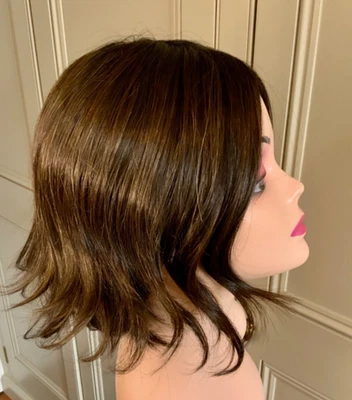 New - Trend Alert Wig by Gabor - Iced Mocha, Synthetic Lace Front Heat Friendly - Image 1 of 4