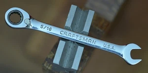 Llave de trinquete reversible Craftsman 5/16" 12 puntos SAE 42412-GK-B- Series EE. UU. - Imagen 1 de 5