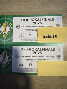 2 Tickets DFB Pokal Finale Arminia Bielefeld - VfB Stuttgart / Kategorie 2 - Bild 1 von 3