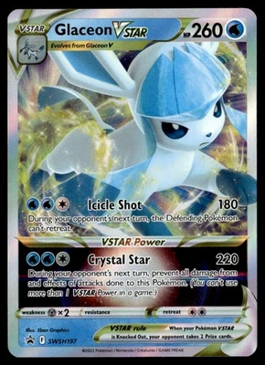 Glaceon VSTAR - SWSH: Sword & Shield Promo Cards SWSH197 NM Pokémon TCG - Image 1 of 2