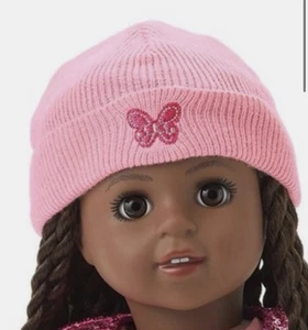 American Girl x HFR Makena’s Pink Beanie Mütze Only - Bild 1 von 5