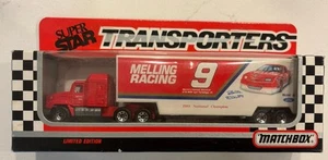 MATCHBOX SUPER STAR TRANSPORTERS LIMITED EDITION 1990 MELLING RACING 9 ELLIOTT - Picture 1 of 8
