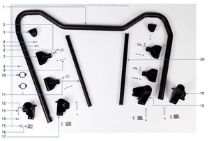 Landing Gear Full Kit for DJI Agras T50 Drone Landing Gear Parts - Picture 1 of 2