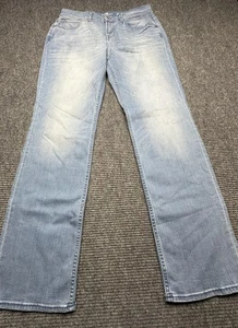 7 For All Mankind Jeans Mens 34/32 Light Wash Austyn Comfort Luxe Relaxed Fit - Picture 1 of 9