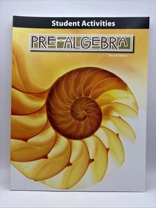 BJU Press Pre-Algebra Student Activities 2nd edition Brand New - Picture 1 of 6