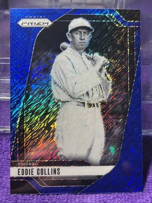 Panini Prizm Eddie Collins Blue Shimmer 2025/15 💎 Chicago White Sox Foto 1 de 2
