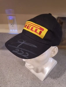 Firmado TONY CAIROLI MOTOCROSS GORRA NEGRA CARRERAS SOMBRERO 222 - Imagen 1 de 11