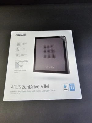 ASUS USB Type-C External DVD Drive Model ZenDrive V1M (SDRW-08V1M-U) - Image 1 of 4