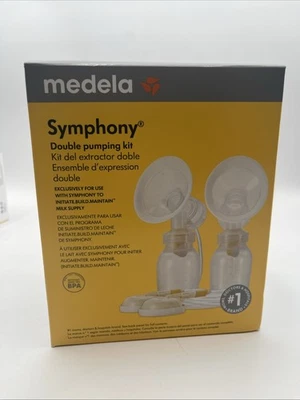 Kit de bombeo doble Medela Symphony - Sellado de fábrica NUEVO #67099 pecho sin BPA Foto 1 de 4