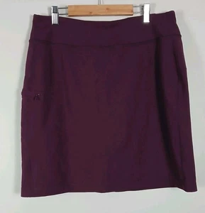Duluth Trading Skirt Skort Women M Purple Athletic Performance Stretch Spandex - Picture 1 of 8
