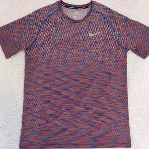 Nike Dri-FIT ADV Run Division Tech Knit Multicolor Running Shirt Men’s L - Picture 1 of 6