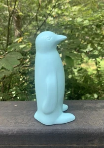 Louisville Stoneware Art Pottery Yellow Penguin Figurine 6 1/2" Tall EX+ - Picture 1 of 15
