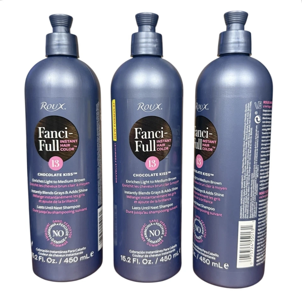 Roux Fanci-full Temporary Color Rinse 13 Chocolate Kiss 15.2 Oz