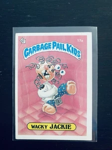 1985 Topps Garbage Pail Kids GPK - Series 1 #17a WACKY JACKIE - Matte - Picture 1 of 3