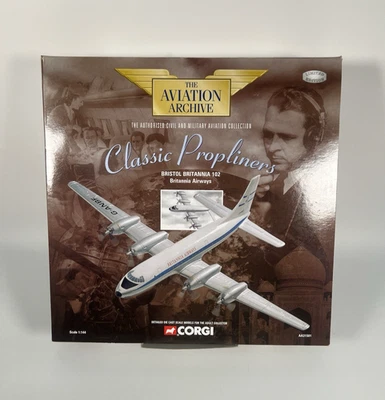 Corgi Aviation Archive 1:144 Bristol Britannia 102 Britannia Airways AA31501 Foto 1 de 4