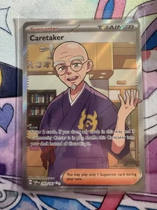 Caretaker - 203/167 - Full Art Secret Rare Twilight Masquerade Pokemon NM Card - Picture 1 of 1