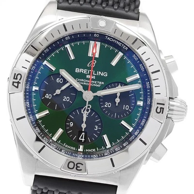 BREITLING Chronomat B01 42 Bentley AB0134 Chronograph green Dial AT Men's_896072 - image 1 of 4
