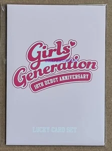 Girls' Generation 18TH DEBUT ANNIVERSARY OFFICIAL MD LUCKY CARD SET PHOTOCARD - Bild 1 von 10