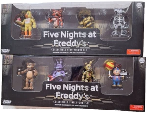 FNAF FUNKO FIGURE SET 1 and 2 - FIVE NIGHTS AT FREDDYS FIGURES HTF - Picture 1 of 4