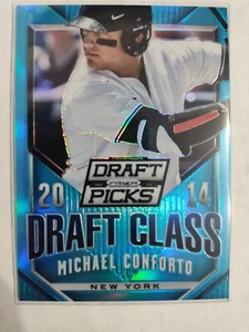 2014 Panini Prizm Draft Picks MICHAEL CONFORTO Blue PRIZM METS /199 - Picture 1 of 2