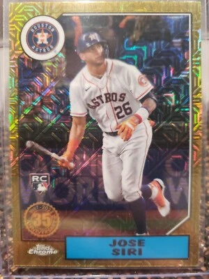 2022 Topps Series 2 Jose Siri Silver Pack Chrome Mojo Rookie RC Houston Astros  - Image 1 of 2