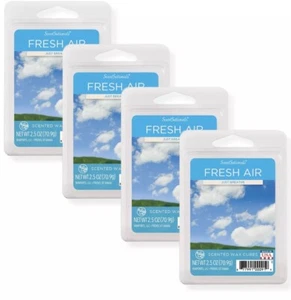 Scented Wax Fragrance Melts - Fresh Air - 4 Wax Cubes Packs, For Scentsy Warmers - Picture 1 of 3