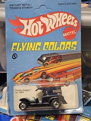 Hot Wheels "1975 Car 3 Hot Wheels"  Flying Colors "Paddy Wagon #6966 Hongkong - Image 1 of 4