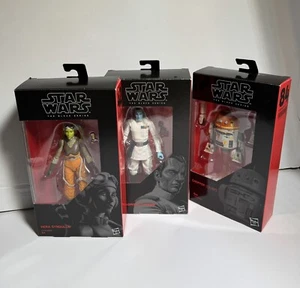 Star Wars Rebels The Black Series Hera Syndulla Chopper & Thrawn Black Red Boxen - Bild 1 von 7