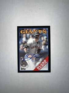 2023 Topps Update 1988 35th Anniversary RC Blake Sabol GIANTS Black /199 Auto