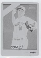 2015 Heritage Minor League Edition Printing Plate Black 1/1 James Dykstra 8s6