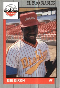 1990 El Paso Diablos Grand Slam #8 Dee Dixon