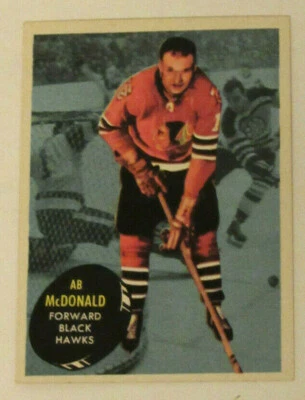 1961-62 Topps Hockey #27 AbMcDonald Ex+ - Image 1 of 2