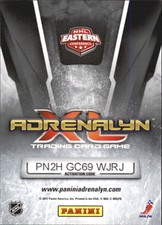 2010-11 Adrenalyn XL Senators Hockey Card #82 Daniel Alfredsson