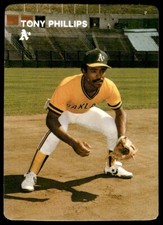 1984 Mother's Cookies Oakland Athletics Tony Phillips Oakland Athletics #23