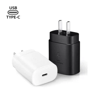 USB-C 25W Super Fast Charging Charger PD3.0 QC3.0 5A Cable for Samsung Phones US - Picture 1 of 12