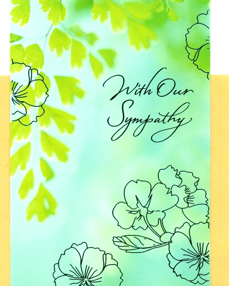 Sympathy Special Love Green Leaf Leaves Nature Outdoors Hallmark Greeting Card - Image 1 of 3