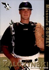 1999 Missoula Osprey Grandstand #15 Joe Kalczynski Farmington Michigan MI Card
