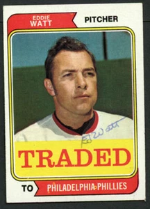 Eddie Watt #534T signed autograph auto 1974 Topps Baseball Trading Card - Picture 1 of 1