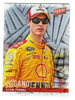 2016 Panini Black Friday Racing ANGULAR LASER FOIL #31 JOEY LOGANO 39/50 Penske - Image 1 of 2