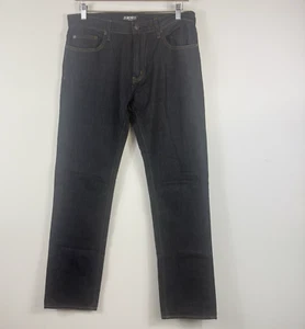 Jeanswest men's blue jeans straight leg mid rise Slick Indigo logo Size 33 NWT - Bild 1 von 13