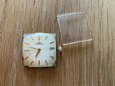 Used - MOVADO Fabriken Schweizer Manuell Bewegung 8247 +Zifferblatt+Glas - Für - Bild 1 von 4