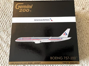 NEW GEMINI JETS 1:200 scale AMERICAN AIRLINES BOEING 757-200 N657AM G2AAL985 - Picture 1 of 1