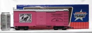 USA Trains G Scale "Save A Tree, Eat A Beaver" Pink Freight Car