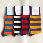 PAUL SMITH multi stripe cotton socks x4 signature stripes FOUR PAIRS