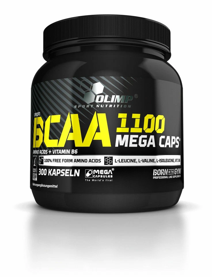 Olimp BCAA Mega Caps 1100 Aminosäuren - 300 Kapseln