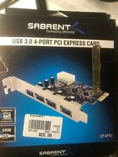 SABRENT CP-4PTU 4PORT USB 3.0 PCI EXPRESS CARD