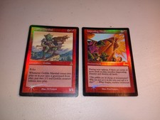 MTG Magic Foil Impending Disaster Urza's Legacy & Foil Goblin Marshal Destiny MP